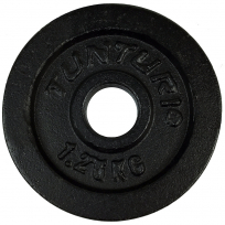 Диск черный TUNTURI 1.25 кг пара