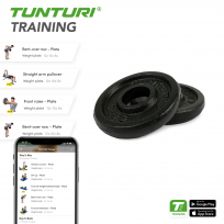 Диск черный TUNTURI 0.5 кг пара